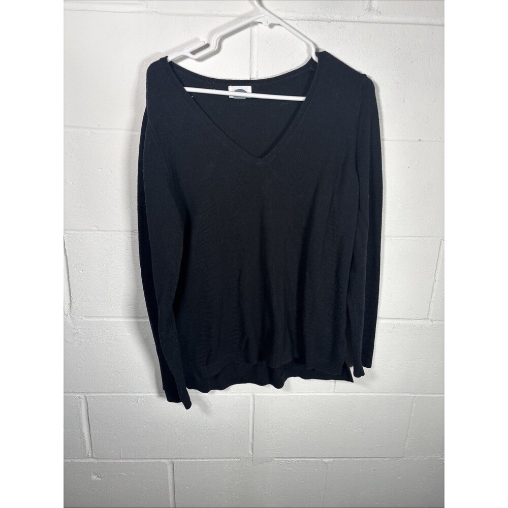 Old Navy Womens XL Extra Large long sleeve lightweight pullover Black sweater